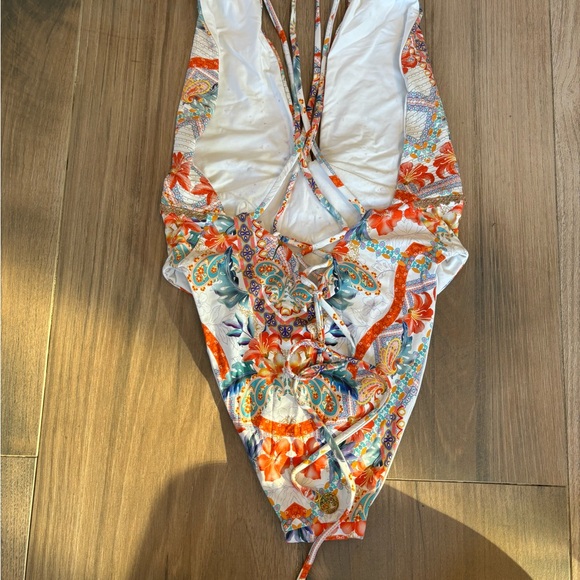 Colorful Patterned Swimsuit - Picture 2 of 2